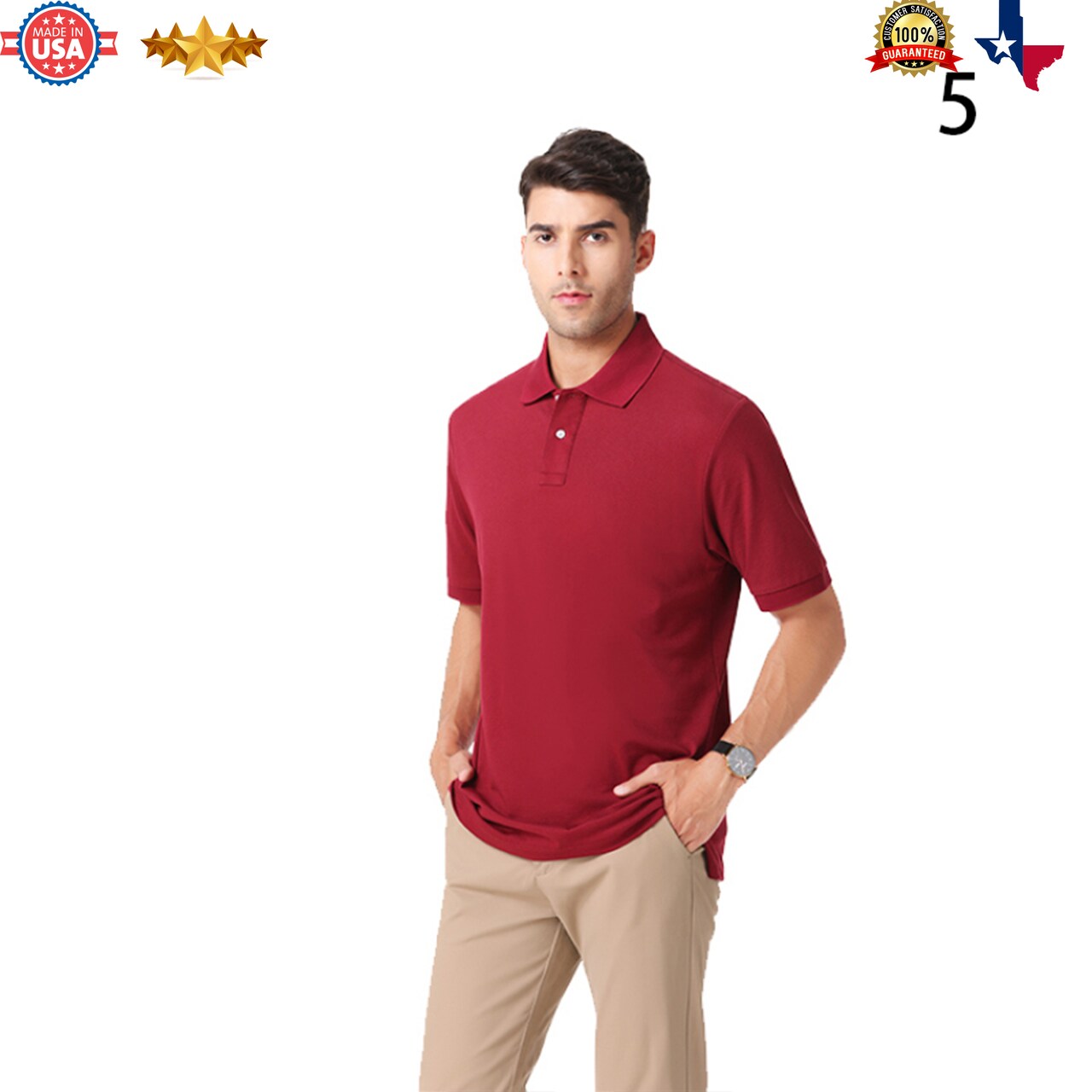 Jens Polo T-Shirt -Cotton Classic, Slim-fit, Vintage, Regular or  Relaxed-fit and Fitted polo | Elevate Your Style with Comfort and Elegance  | RADYAN